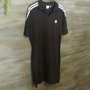 Adias 3 Stripes prime green dress